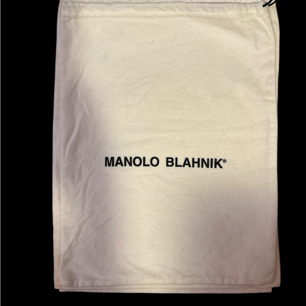 Manolo Blahnik Off White Dust Bag, Pre-loved.